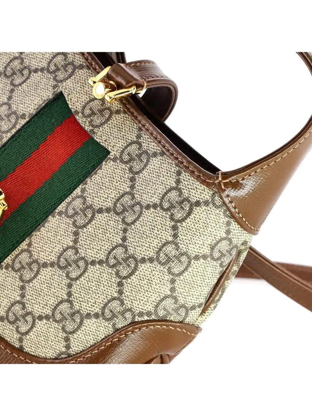 Gucci Jackie Hobo Gg Coated Canvas Mini #249859G19B